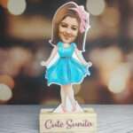 Personalised Pretty Girl Caricature